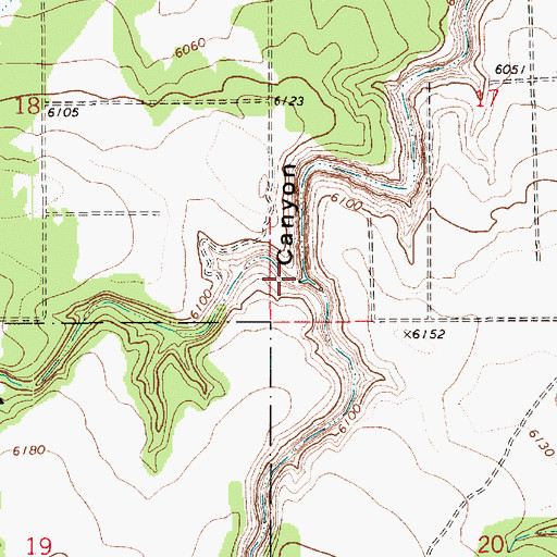 Topographic Map of Larson Draw, AZ
