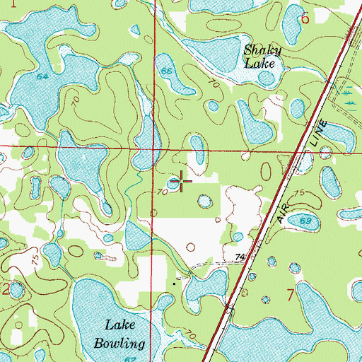 Topographic Map of Ko-Kee Airport, FL