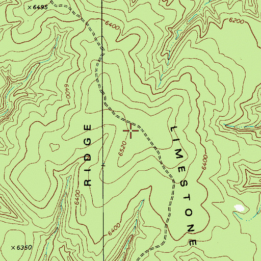 Topographic Map of Limestone Ridge, AZ