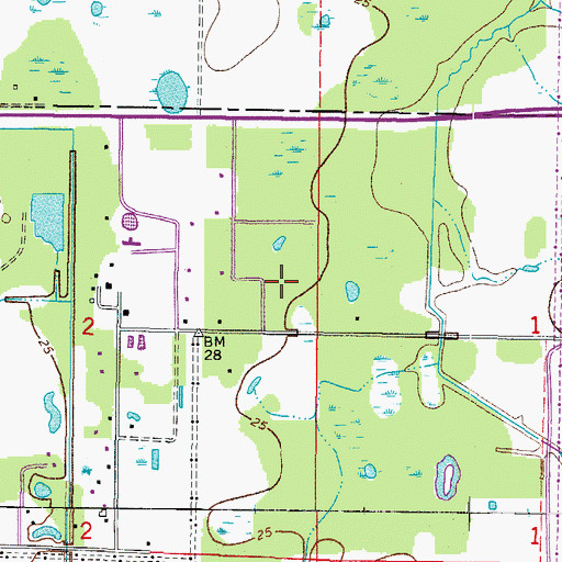 Topographic Map of WJKB-AM (Siesta Key), FL