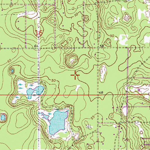 Topographic Map of WMGF-FM (Mount Dora), FL