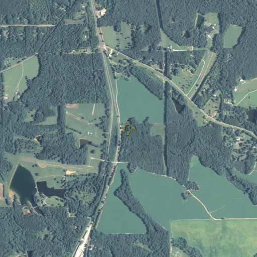 Aerial/Satellite Image of Central Church, GA