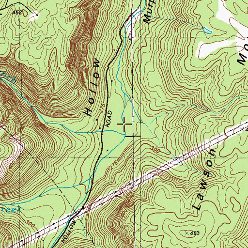 Topographic Map of Ferndale Branch, GA