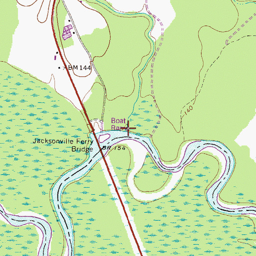Topographic Map of Gregeory Creek, GA