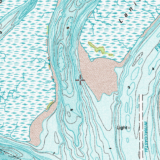 Topographic Map of Mackay River, GA