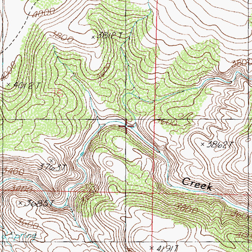 Topographic Map of Contreras Wash, AZ
