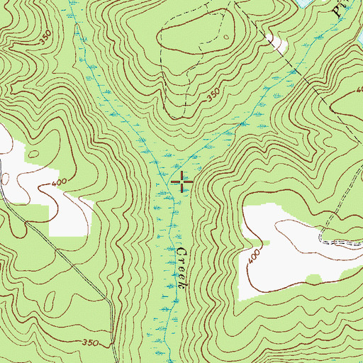 Topographic Map of Pine Head Creek, GA