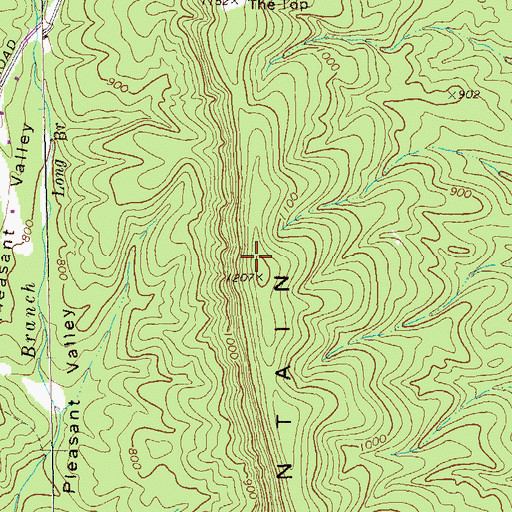 Topographic Map of Pine Mountain, GA