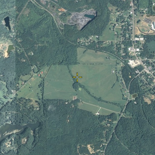 Aerial/Satellite Image of White Bottom, GA