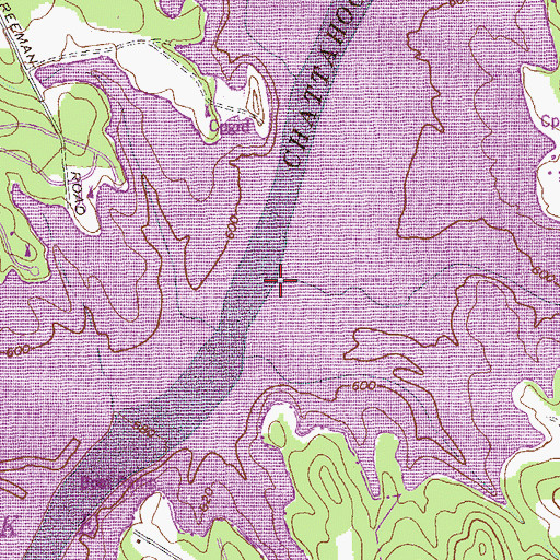 Topographic Map of Wilson Creek, GA