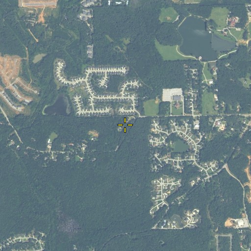 Aerial/Satellite Image of Rock Springs Church, GA
