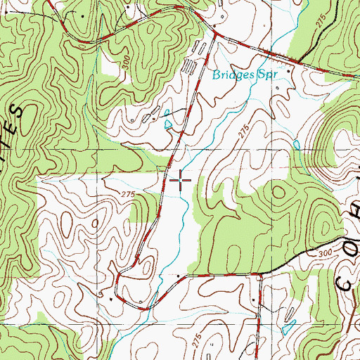 Topographic Map of Dry Branch, GA