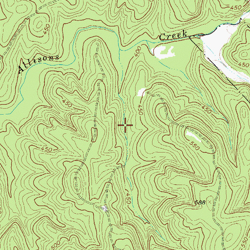 Topographic Map of Piedmont National Wildlife Refuge, GA