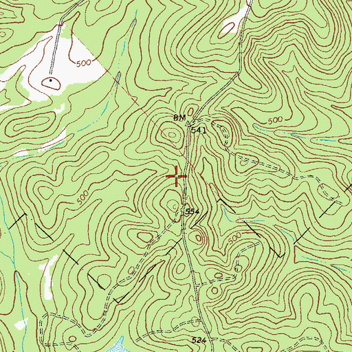 Topographic Map of OIG Hunt Camp, GA