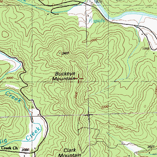 Buckeye Mountain, GA