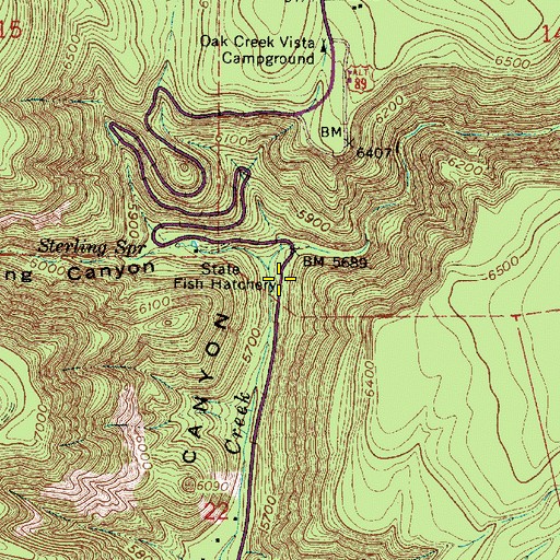 Topographic Map of Pumphouse Wash, AZ