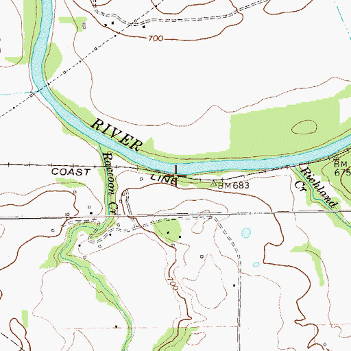 Topographic Map of Shellman (historical), GA