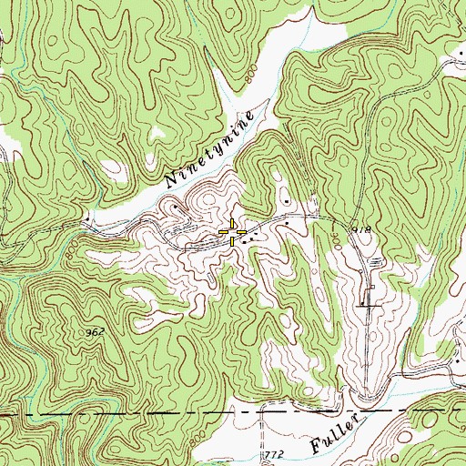 Topographic Map of Forest Hill School (historical), GA