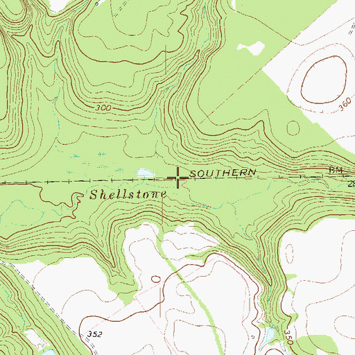 Topographic Map of McGriff (historical), GA