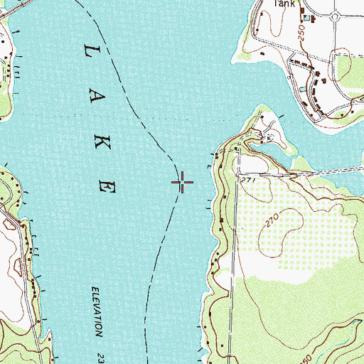 Topographic Map of Hugenia Ferry (historical), GA