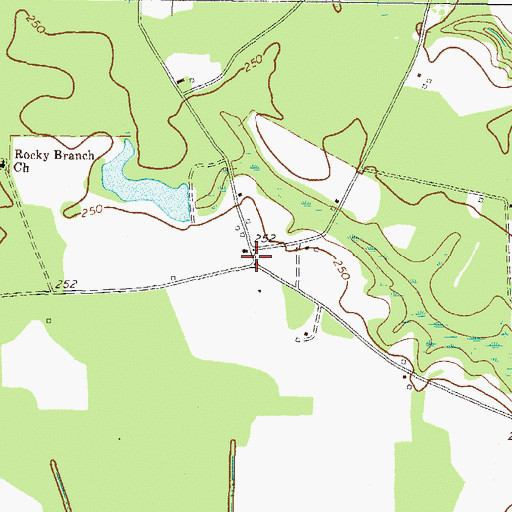 Topographic Map of Maysie (historical), GA