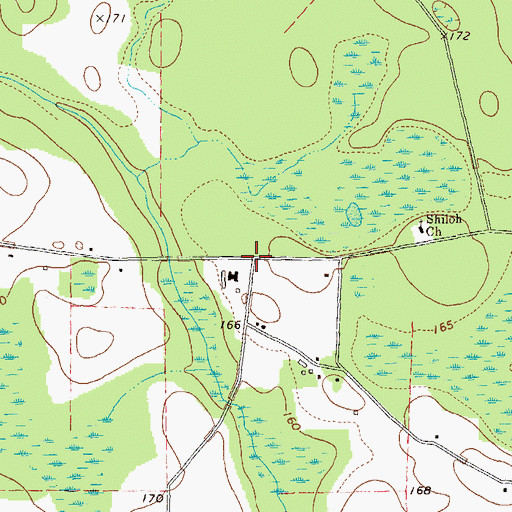 Topographic Map of Joe Shingler (historical), GA