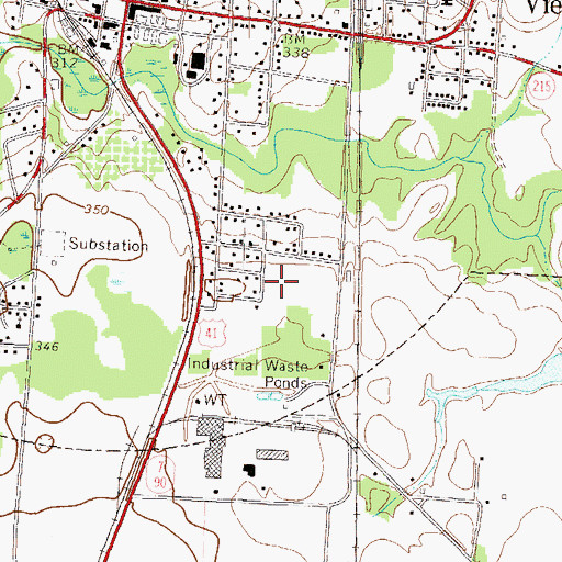 Topographic Map of Dooly County Farm (historical), GA