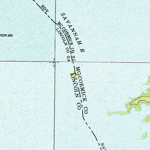 Topographic Map of Paces Ferry (historical), GA