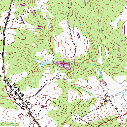 Topographic Map of Reservoir 15, GA