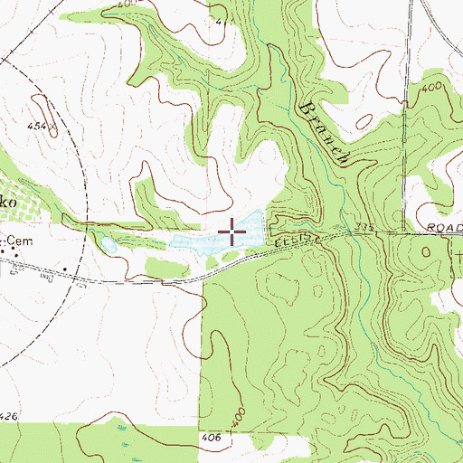 Topographic Map of Perfect Lake, GA