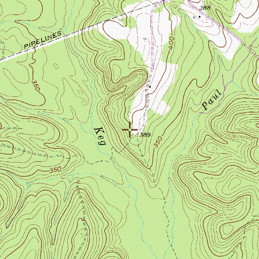 Topographic Map of Shephard Lake, GA