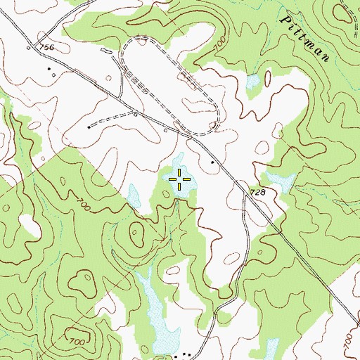 Topographic Map of Boyle Lake Number One, GA