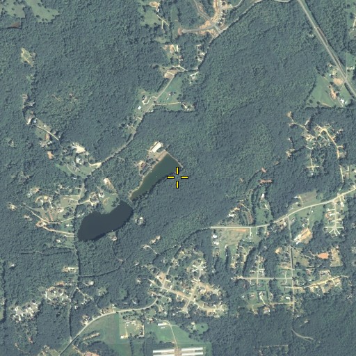 Aerial/Satellite Image of Anderson Lake Number Two, GA