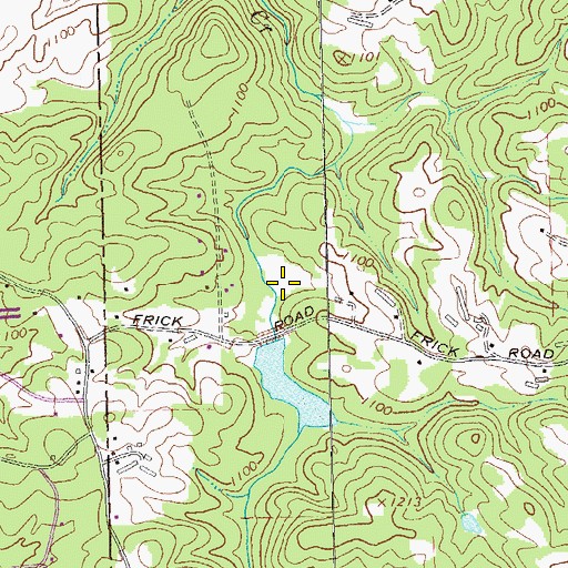 Topographic Map of Reservoir 27, GA