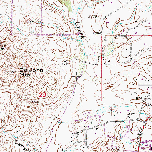 Topographic Map of Rowe Wash, AZ