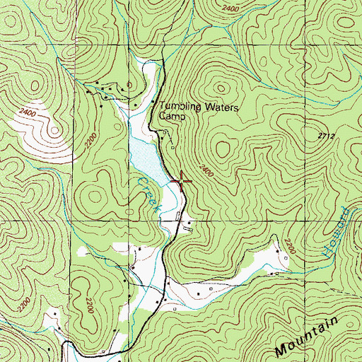 Topographic Map of Rogers-Sale Lake Dam, GA