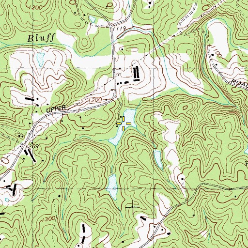 Topographic Map of Ford Lake, GA