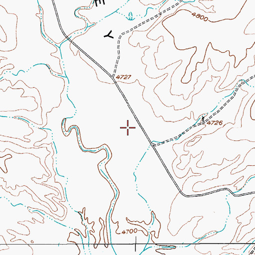 Topographic Map of San Rafael Valley, AZ