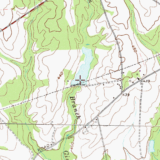 Topographic Map of Smith Pond Dam, GA