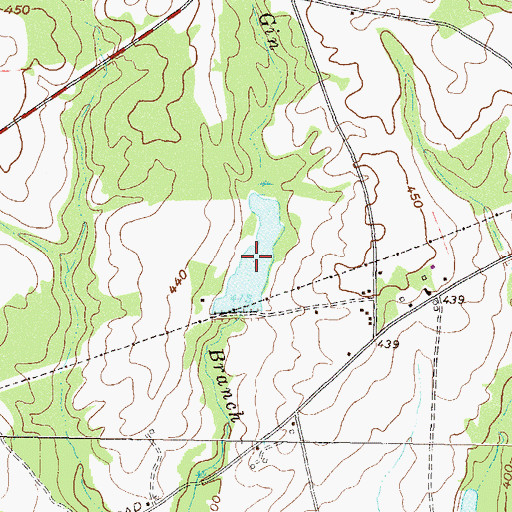 Topographic Map of Smith Pond, GA