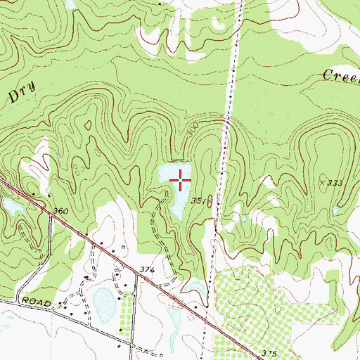 Topographic Map of Miller Pond, GA