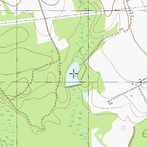 Topographic Map of Morf Stanback Estate Lake, GA