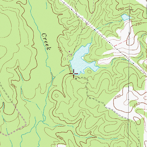Topographic Map of Brantley Trapnell Lake Dam, GA