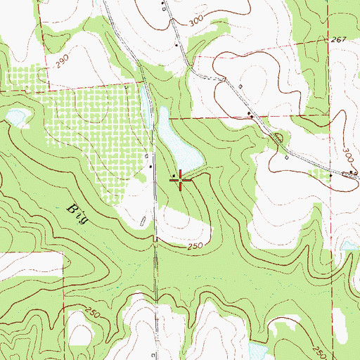 Topographic Map of Singletary Lake Dam, GA