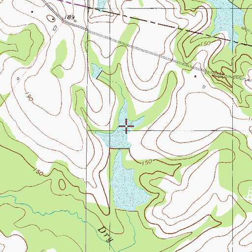Topographic Map of Sykes Lake, GA