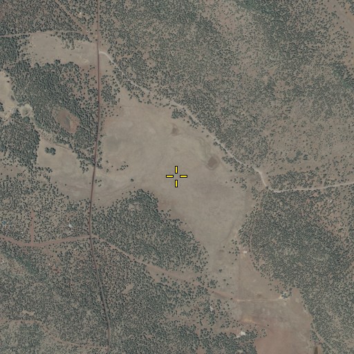 Aerial/Satellite Image of Sevier Flat, AZ