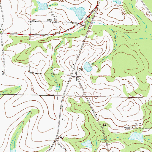 Topographic Map of Little River School (historical), GA