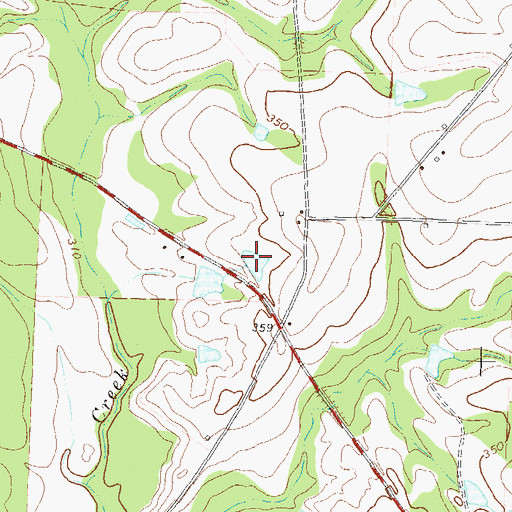 Topographic Map of Lake Lolly, GA