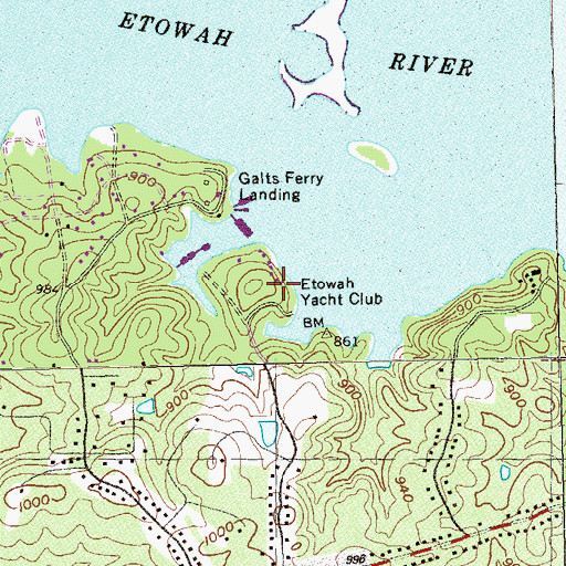 Etowah Yacht Club, GA