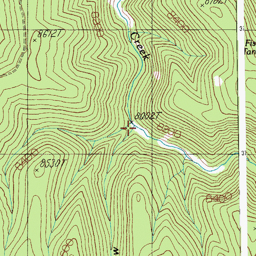 Topographic Map of Slaughter Draw, AZ